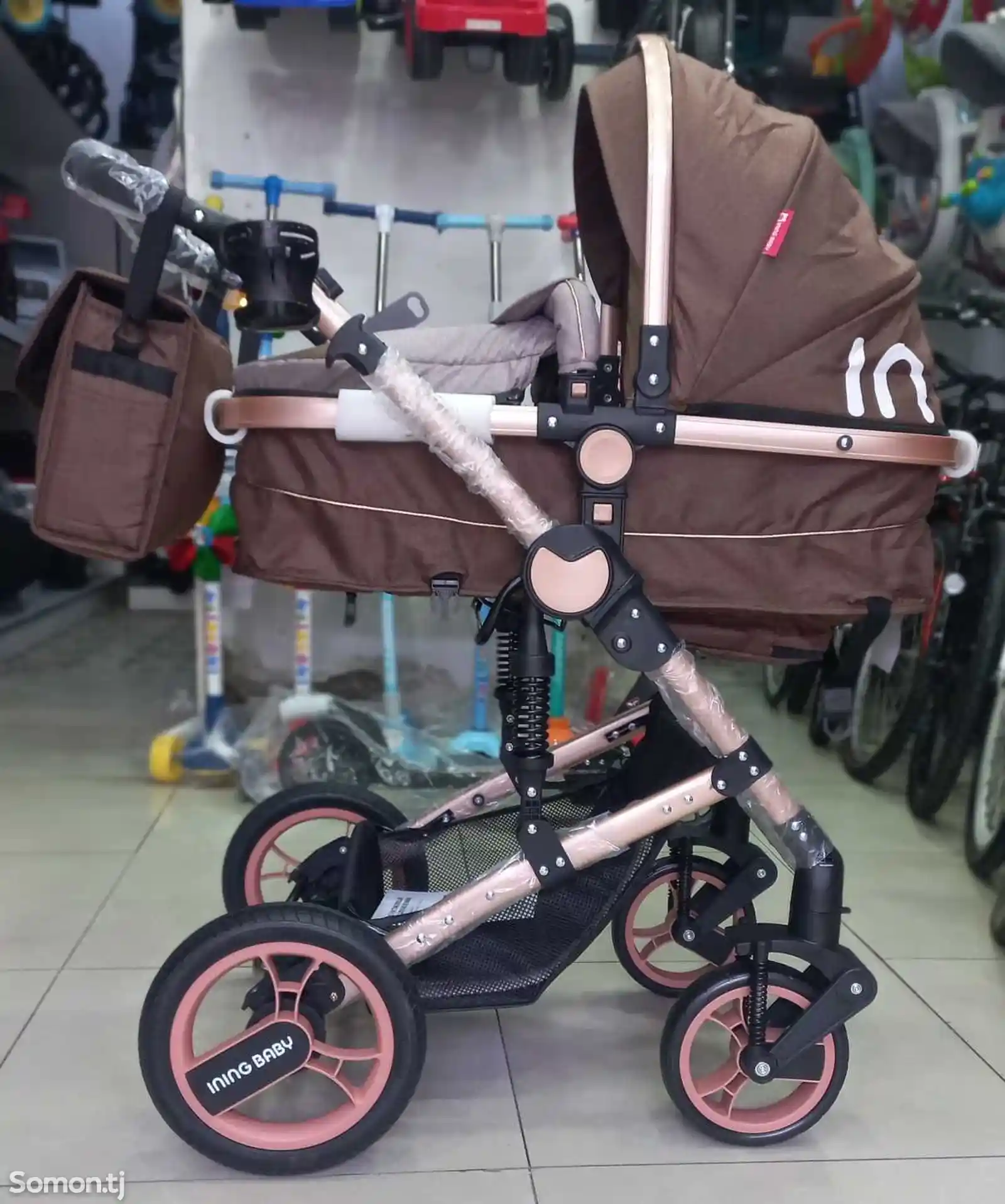 Детская коляска трансформер 3в1 Ining baby-2