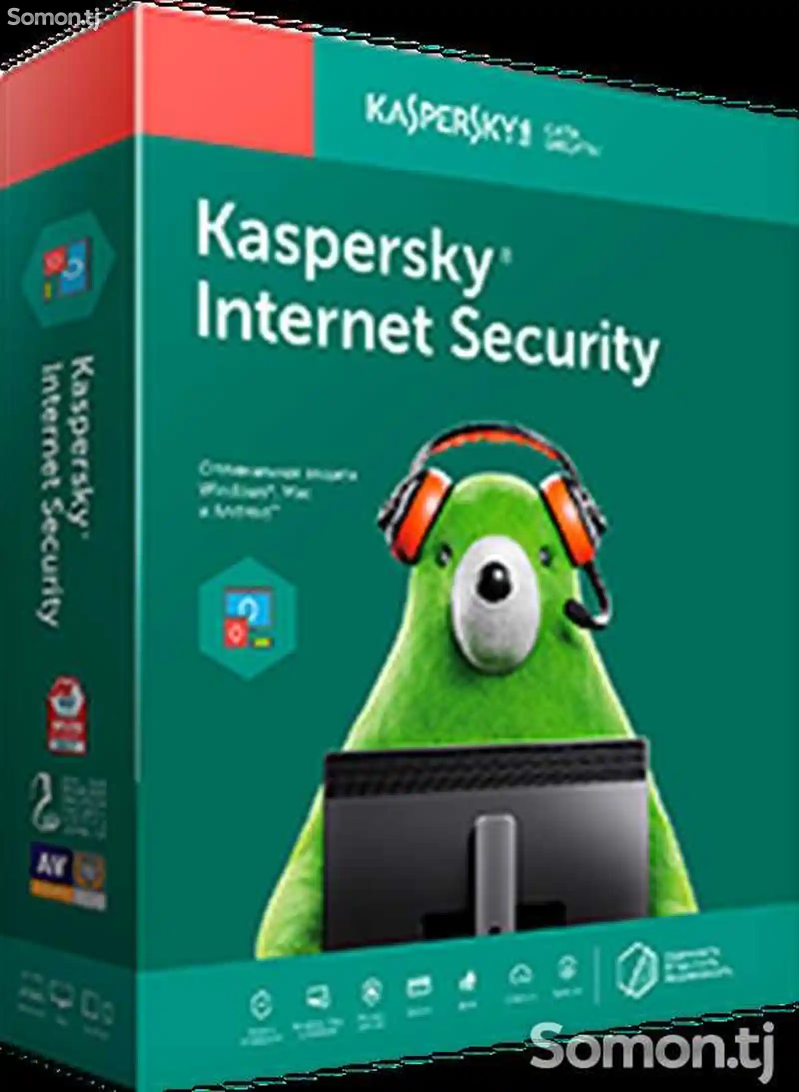 Kaspersky Internet Security - азнакунии иҷозатнома 2 роёна, 1 сол