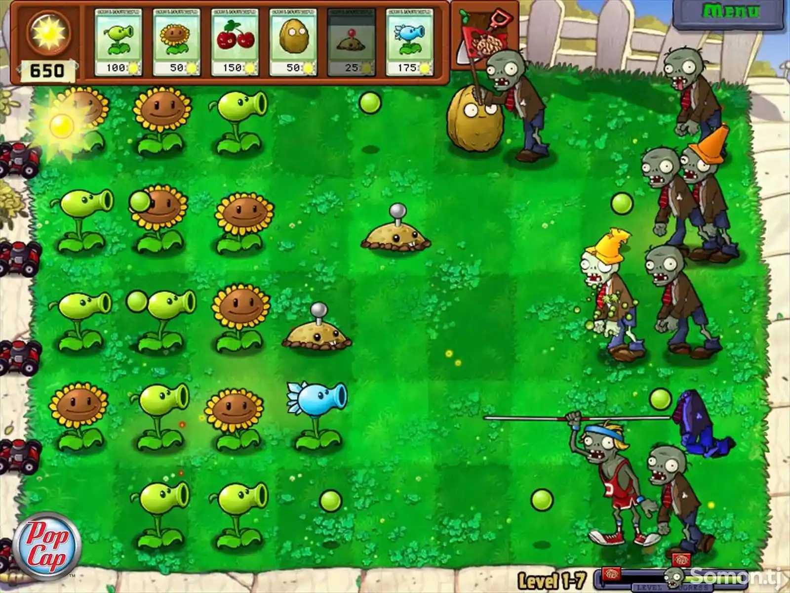 Игра Plants vs zombies для компьютера-пк-pc-3