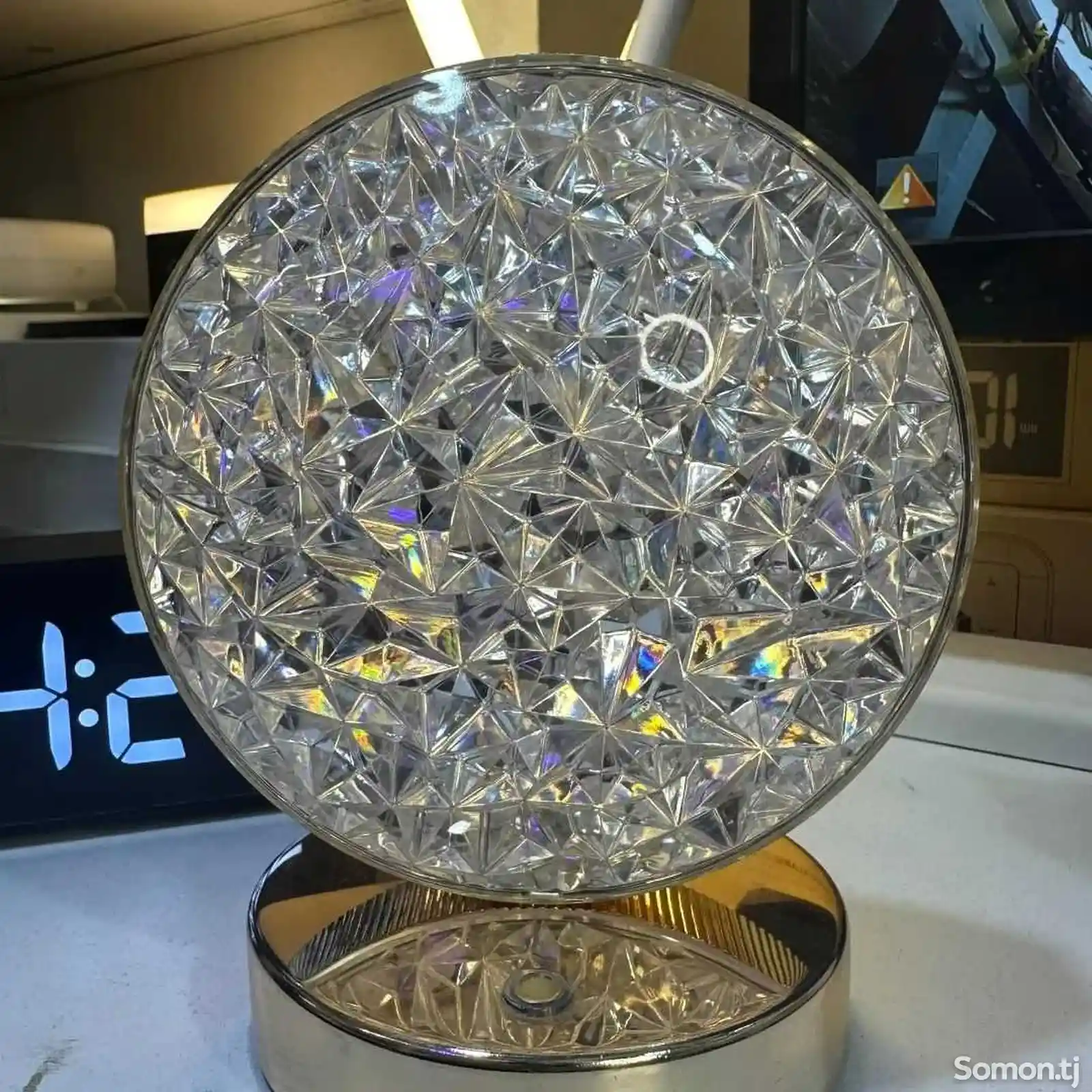 Настольная Лампа Ночник с Кристаллами Creatice Table Lamp-2