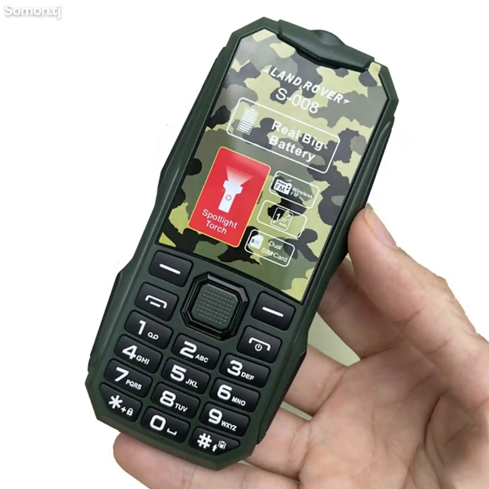 Кнопочный Телефон в военной расцветке-4
