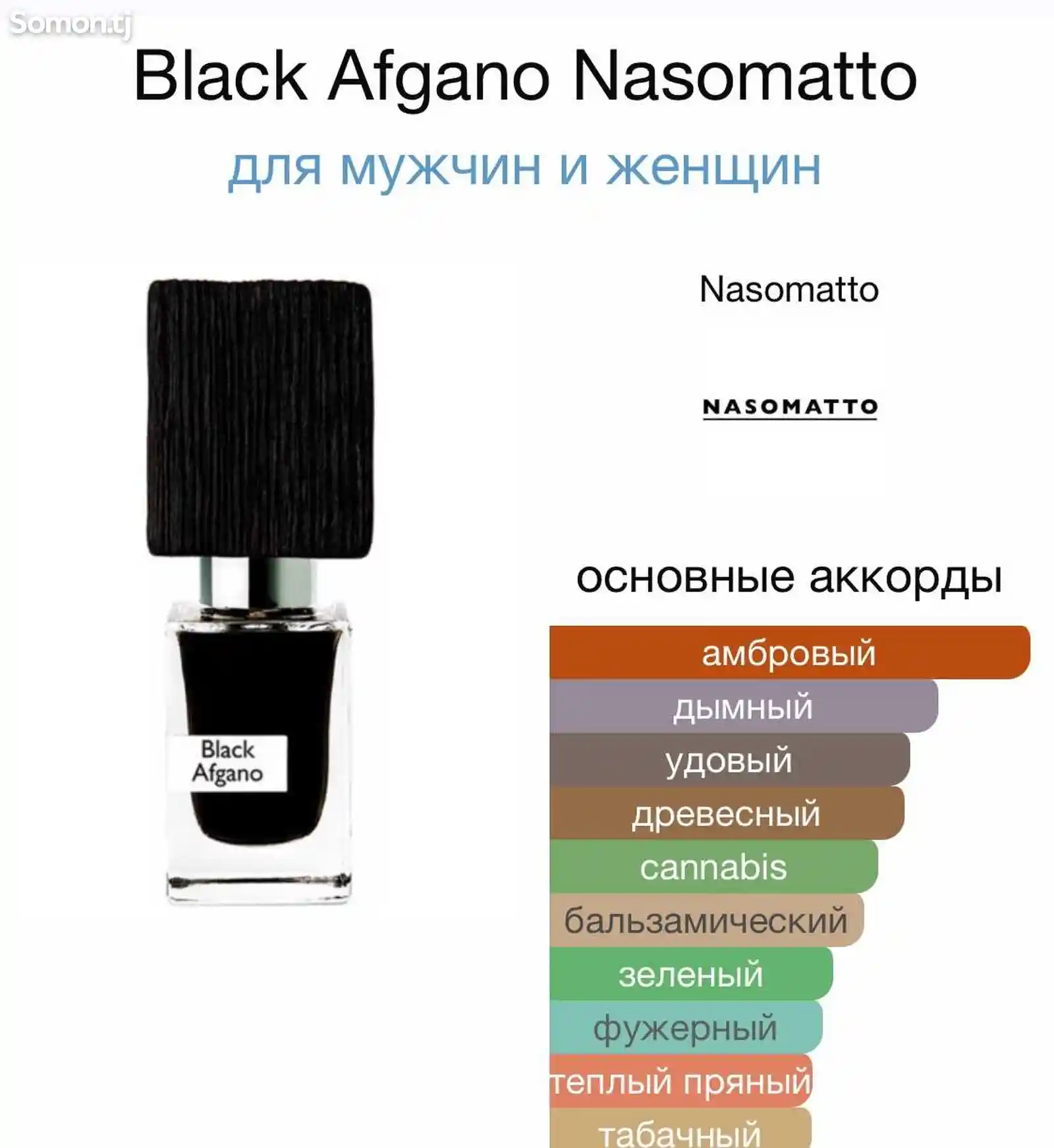 Парфюм Nassomato Black Afgano 30 ml-3