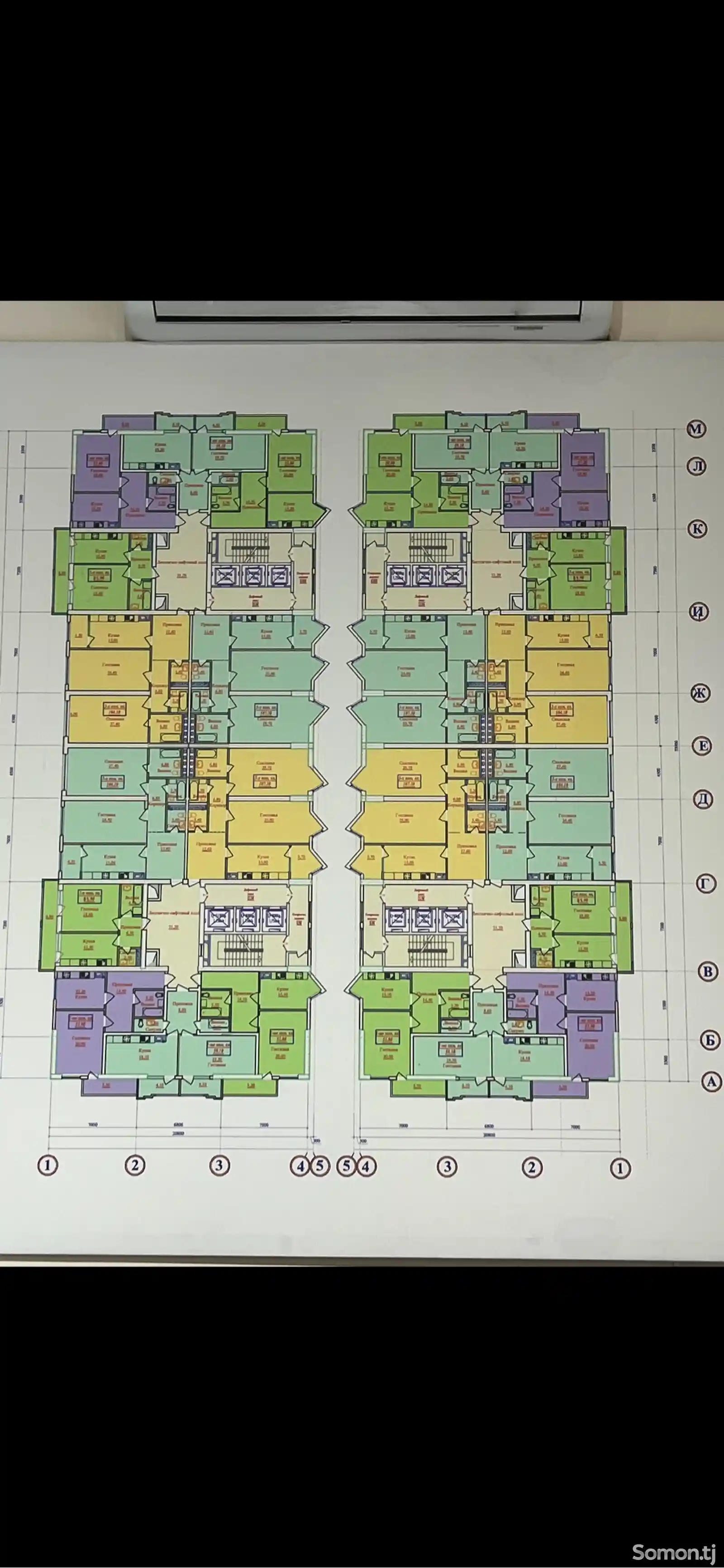 1-комн. квартира, 11 этаж, 52 м², Шохмансур, Зеленый базар-5