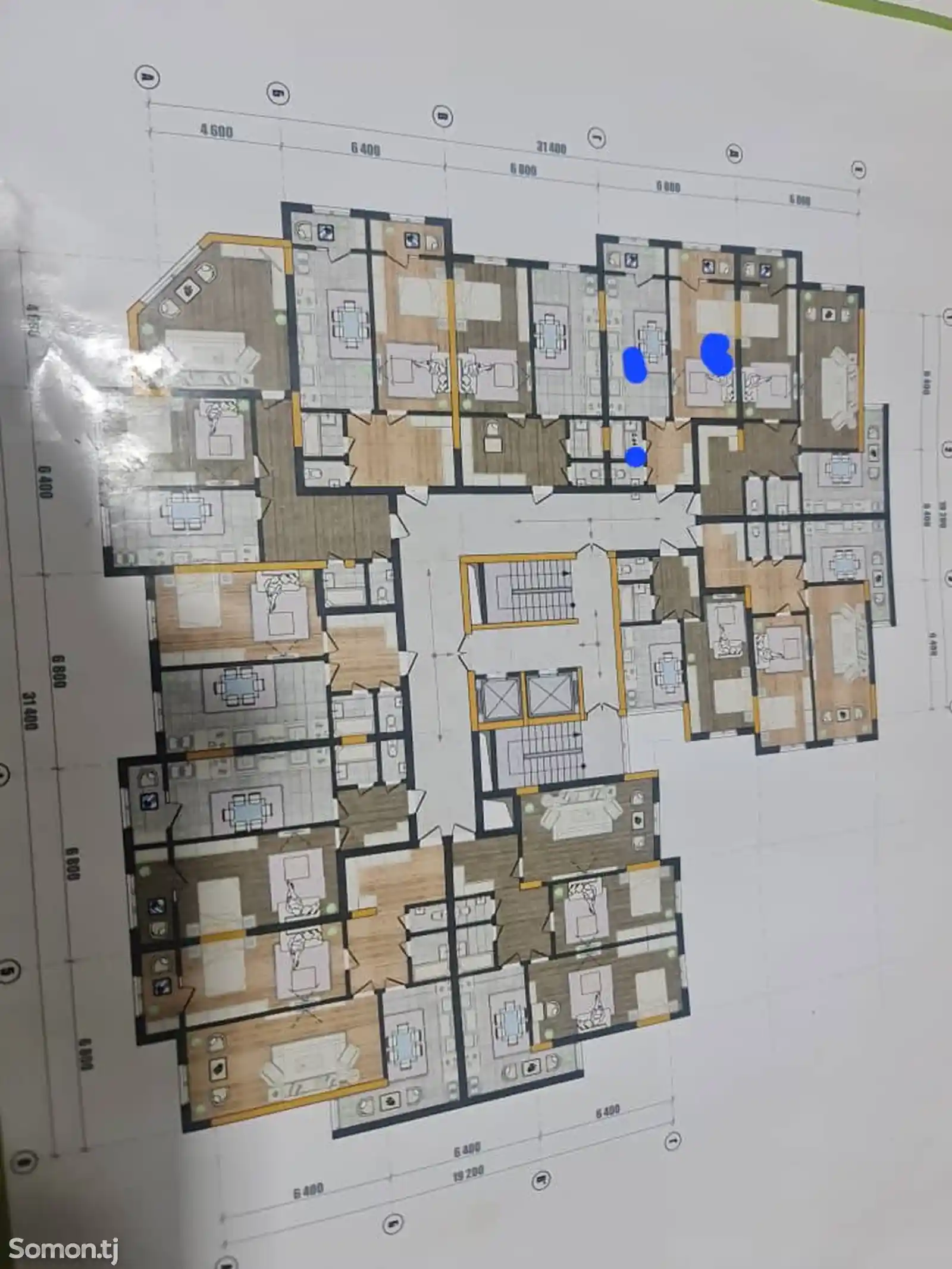 3-комн. квартира, 6 этаж, 82 м², Гипрозем-2