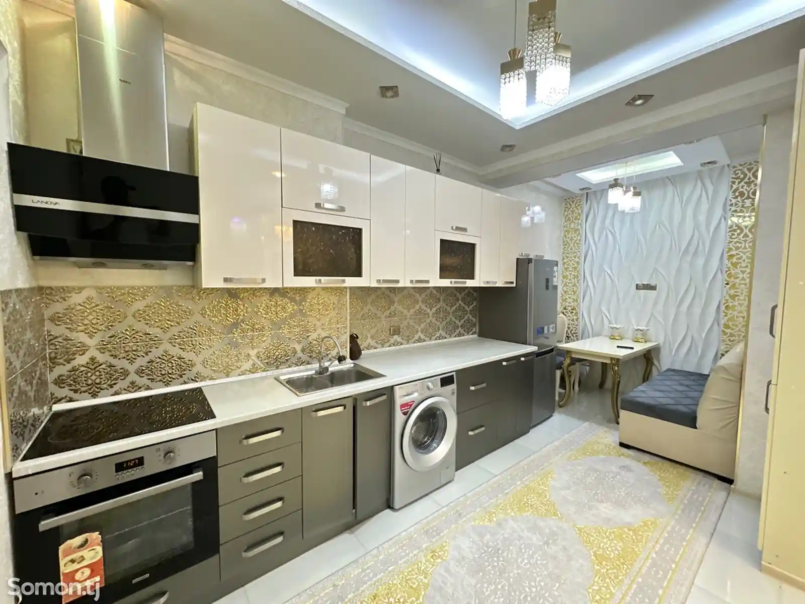 3-комн. квартира, 7 этаж, 80 м², 92 мкр Лесная Сказка-9