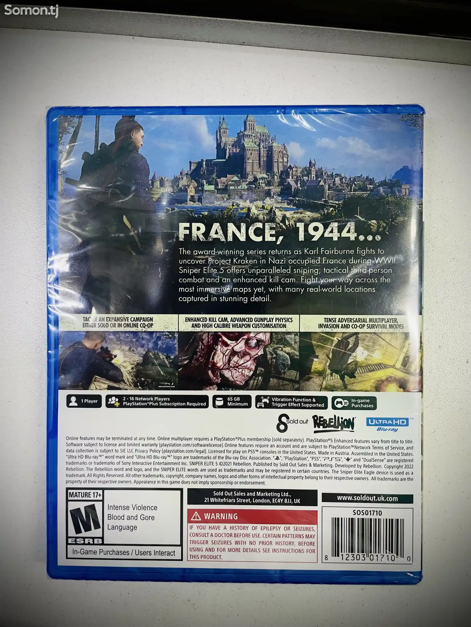 Игра Sniper Elite 5 France для PS5-2