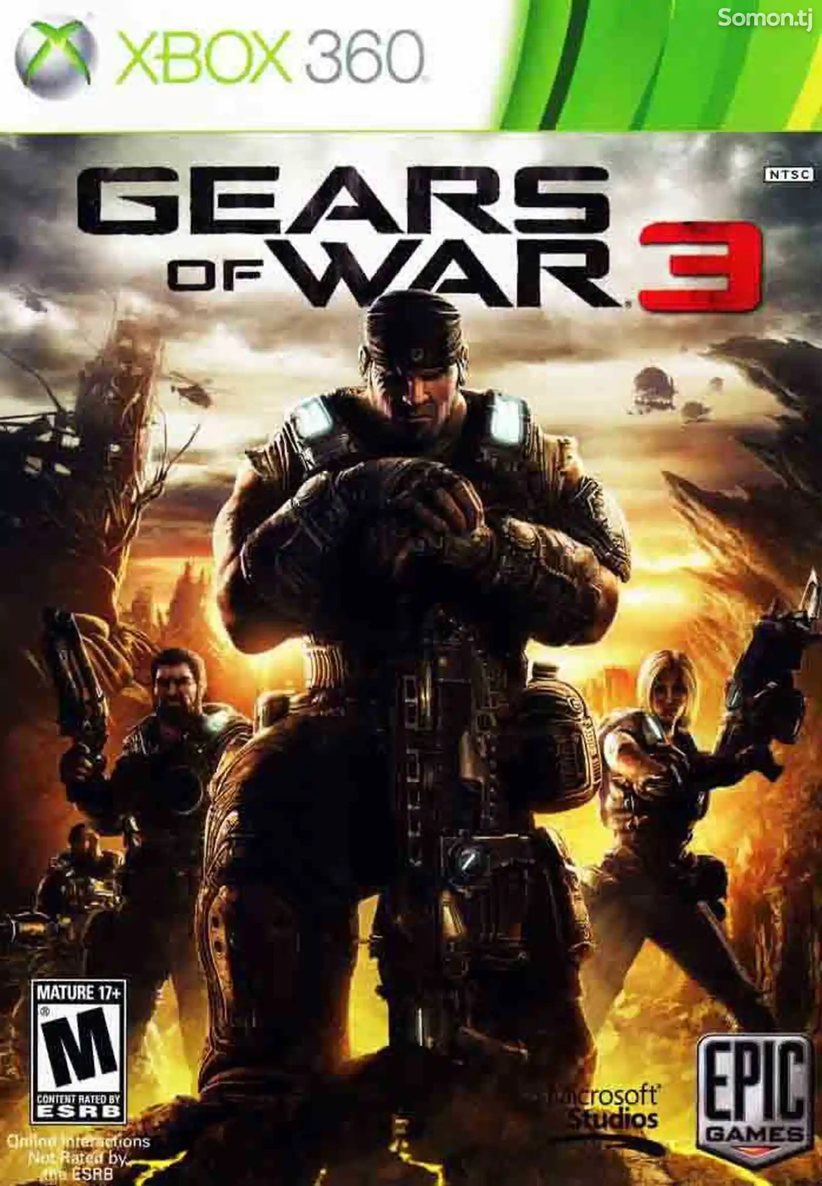 Игра Gears of war 3 для прошитых Xbox 360