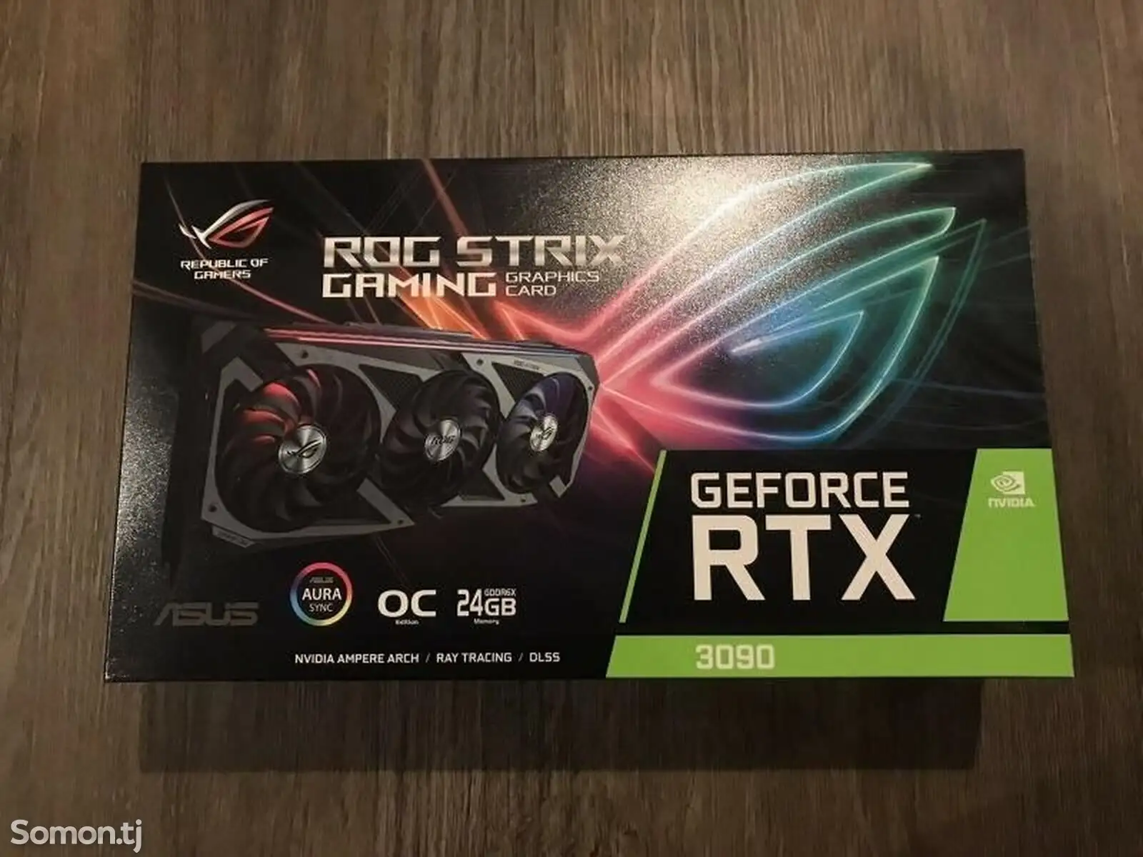 Видеокарта Nvidia GEFORCE RTX3090 24GB ASUS ROG STRIX-1