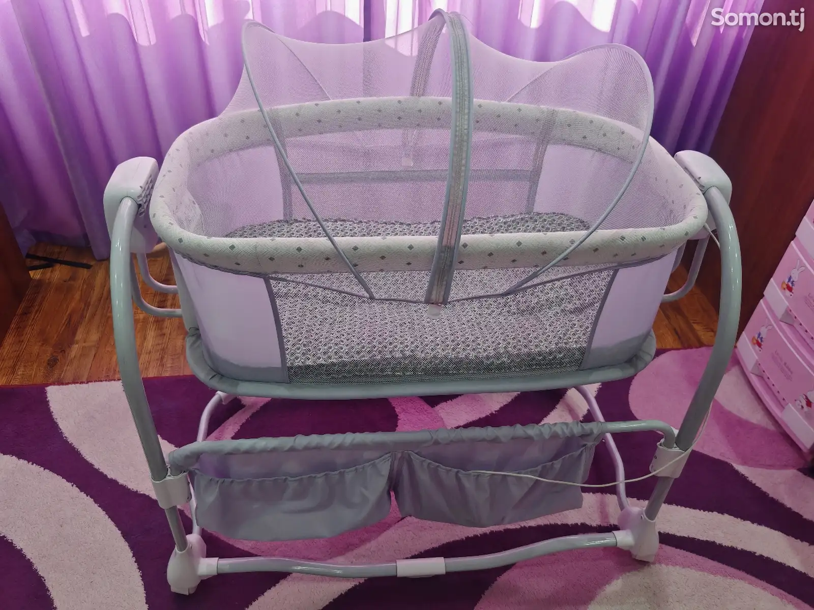 Электроколыбель Mastela Deluxe 3 в 1 Bassinet-1