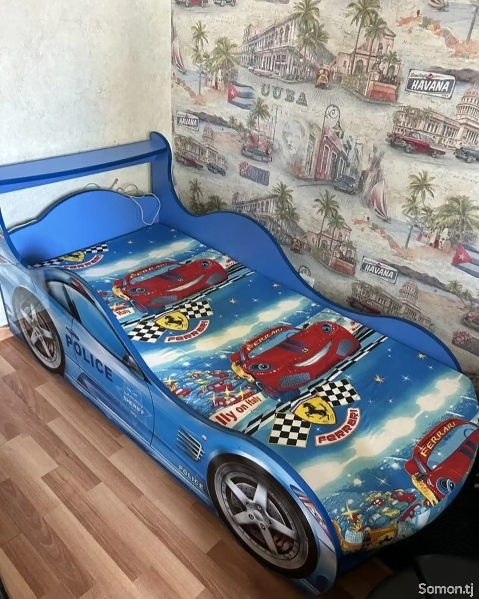 Детская кровать машина-1