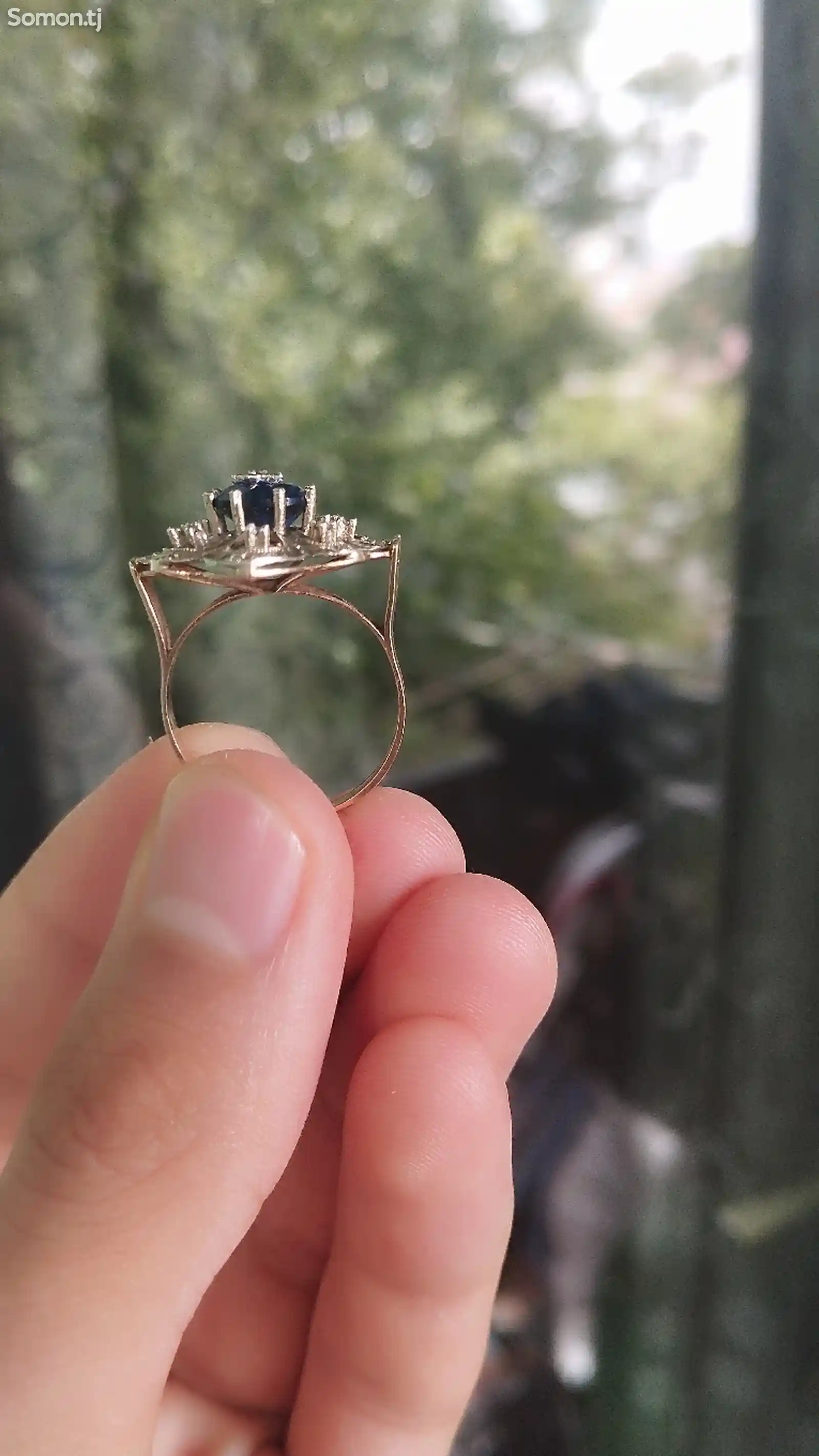 Золотое кольцо с бриллиантами-4