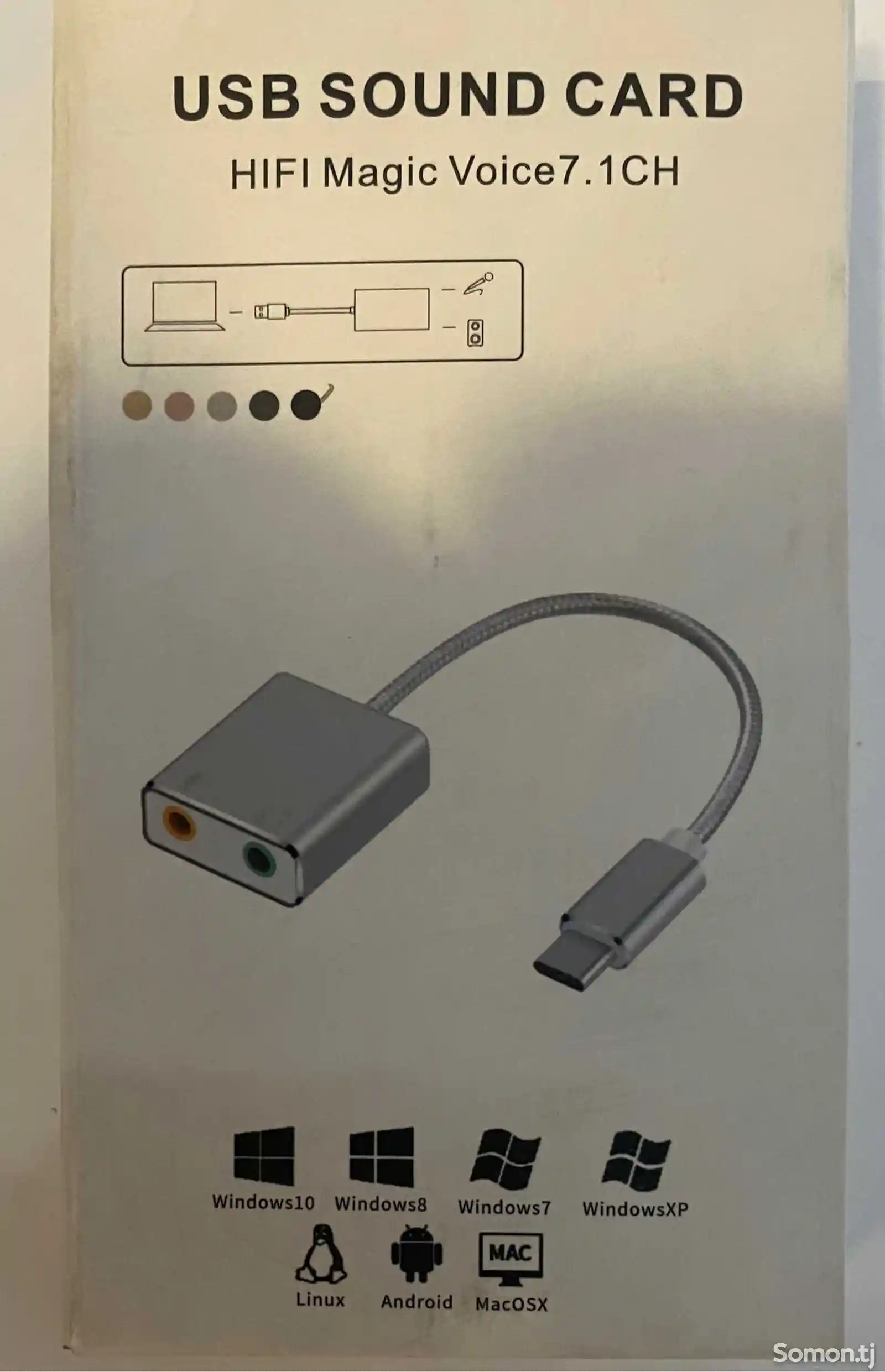 USB звуковая карта-4