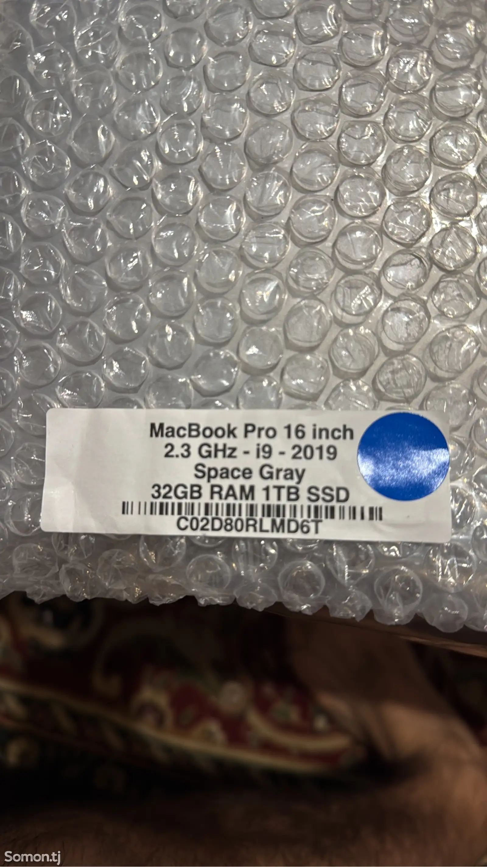 Ноутбук Macbok pro 16 inch i9 2019 32gb ram 1t ssd graphics 8gb-4