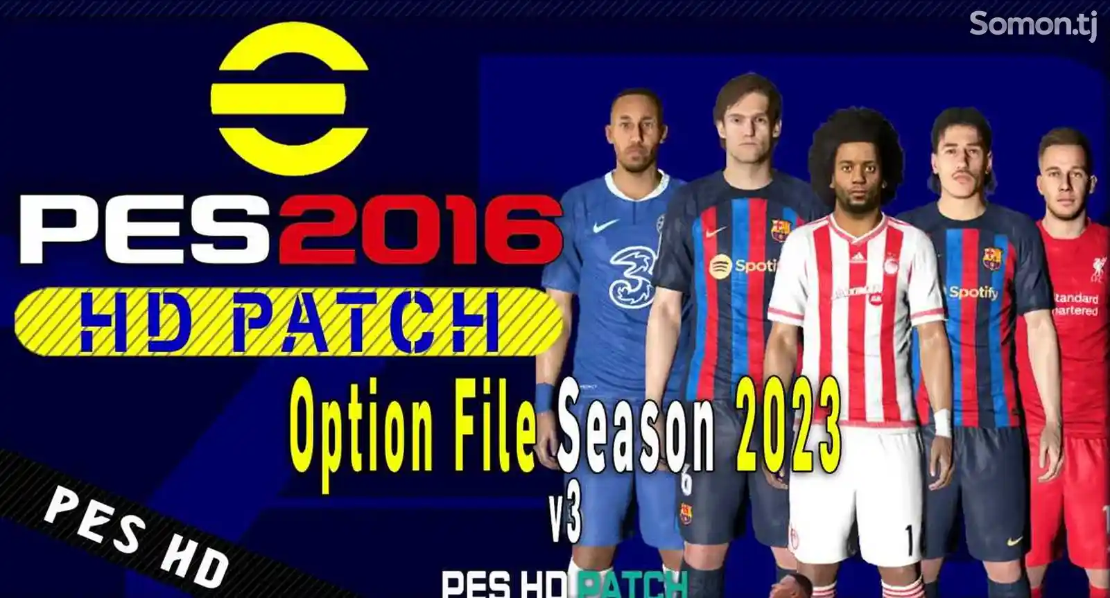 Игра PES 2016 patch season 2022-2023 для компьютера-пк-pc-2