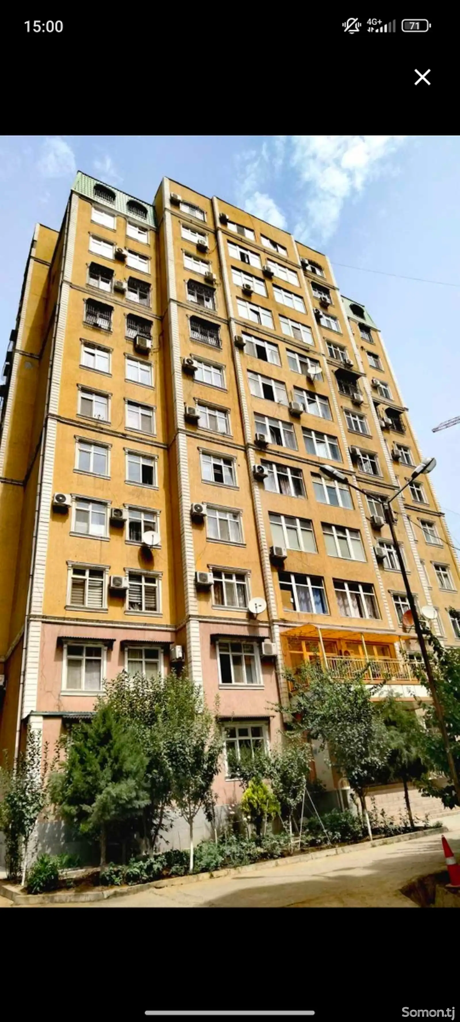 2-комн. квартира, 9 этаж, 63м², И.Сомони-1