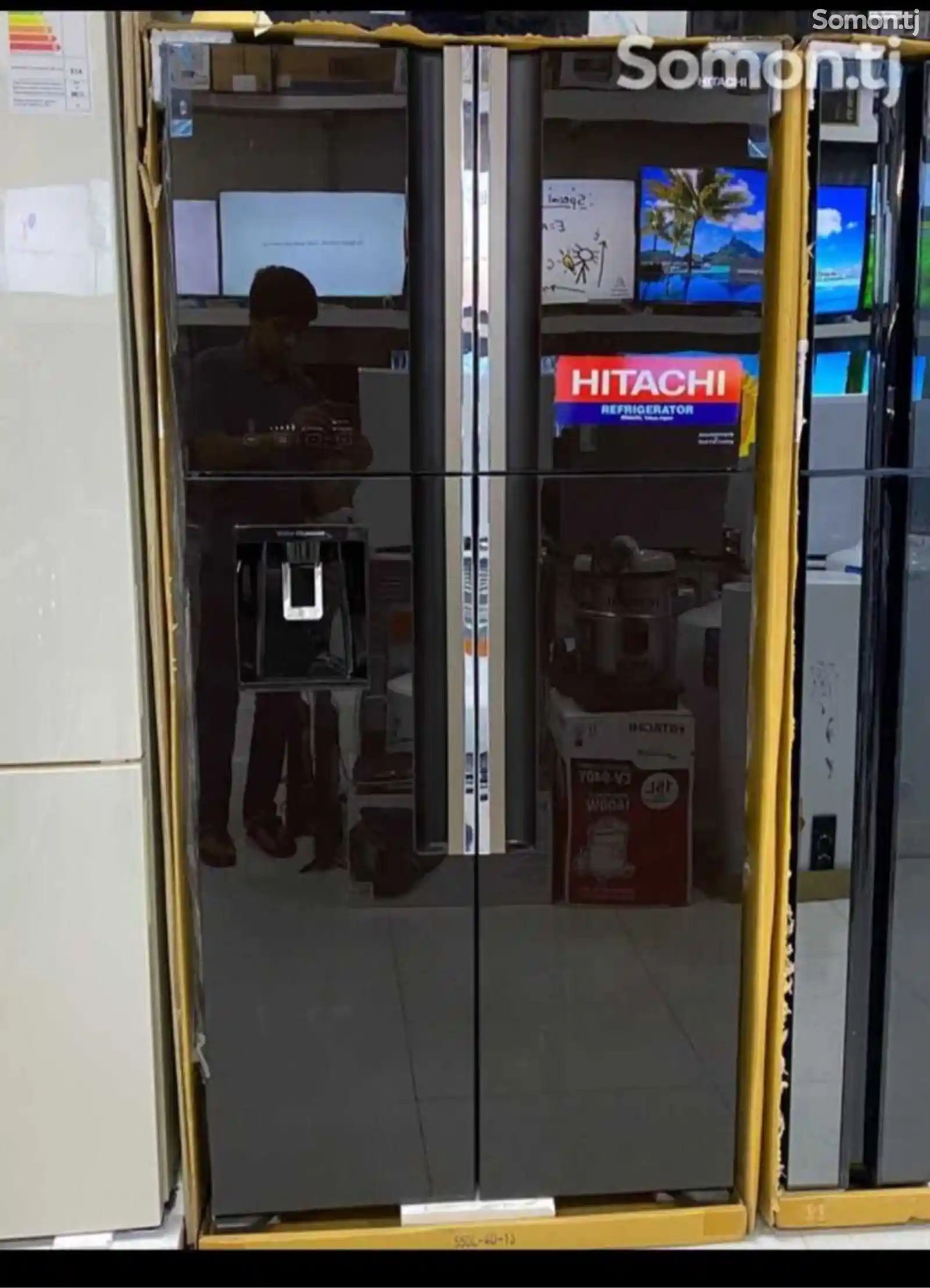 Холодильник Hitachi 4 дверь Dual Inverter-1