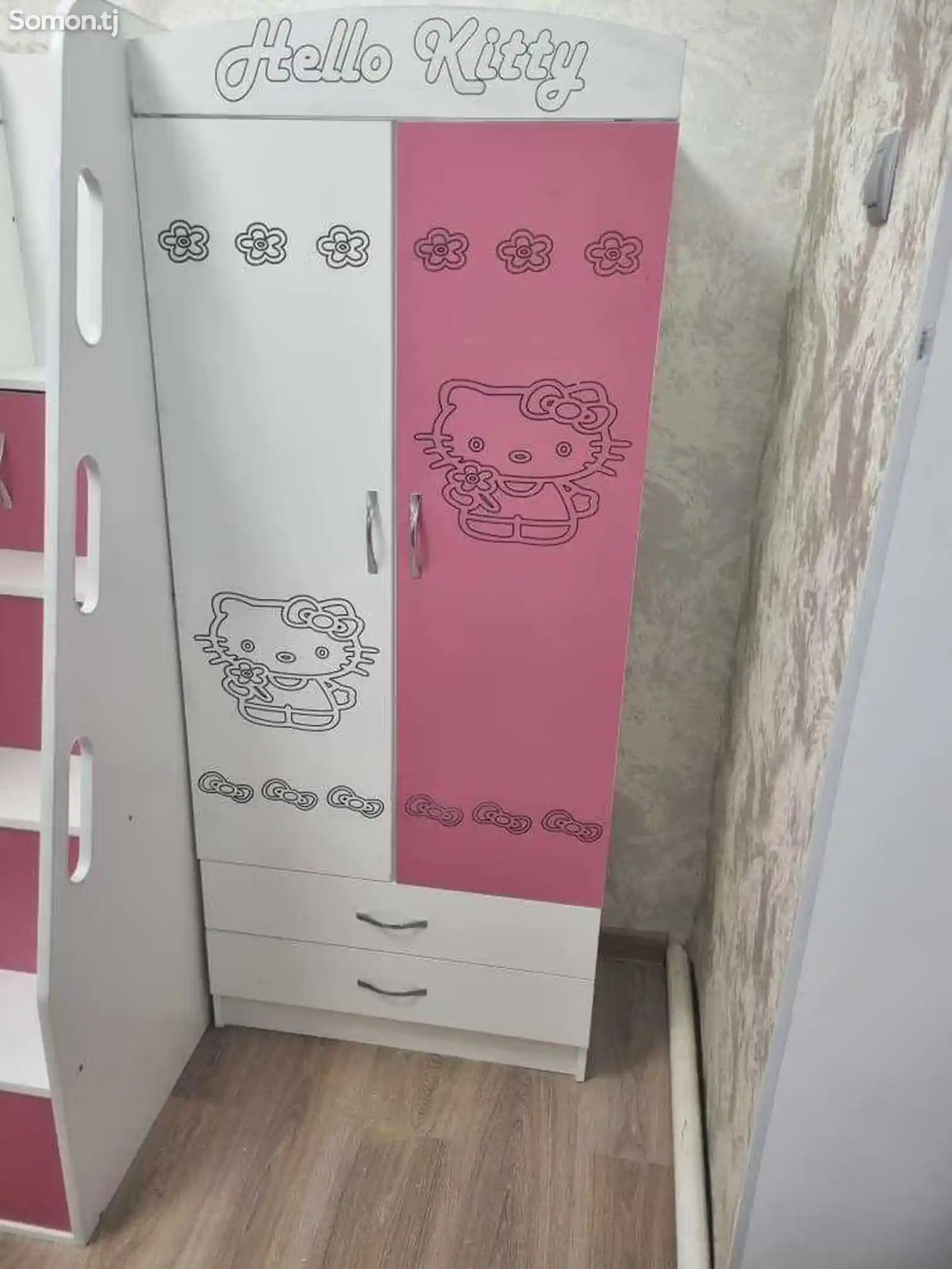 Двухъярусная кровать со шкафом-4