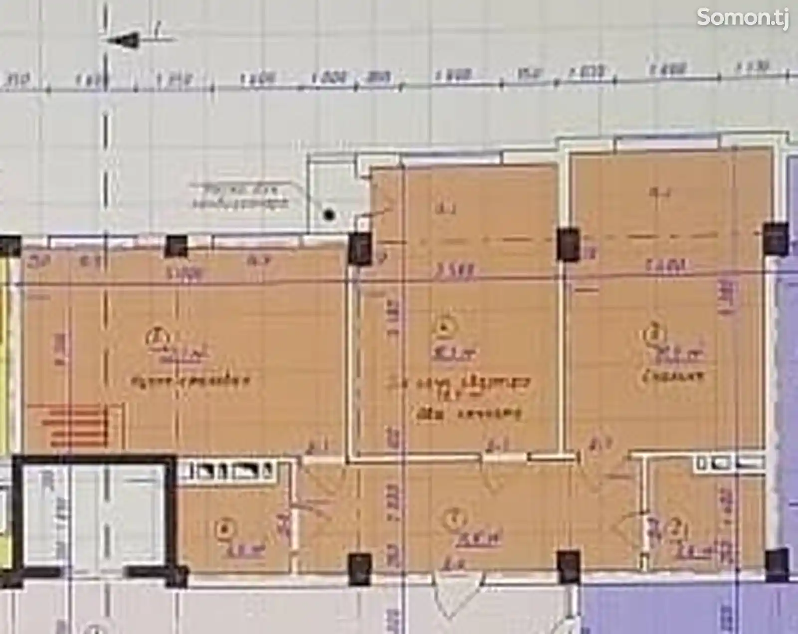 3-комн. квартира, 5 этаж, 78 м², Кохи Фарханг-3