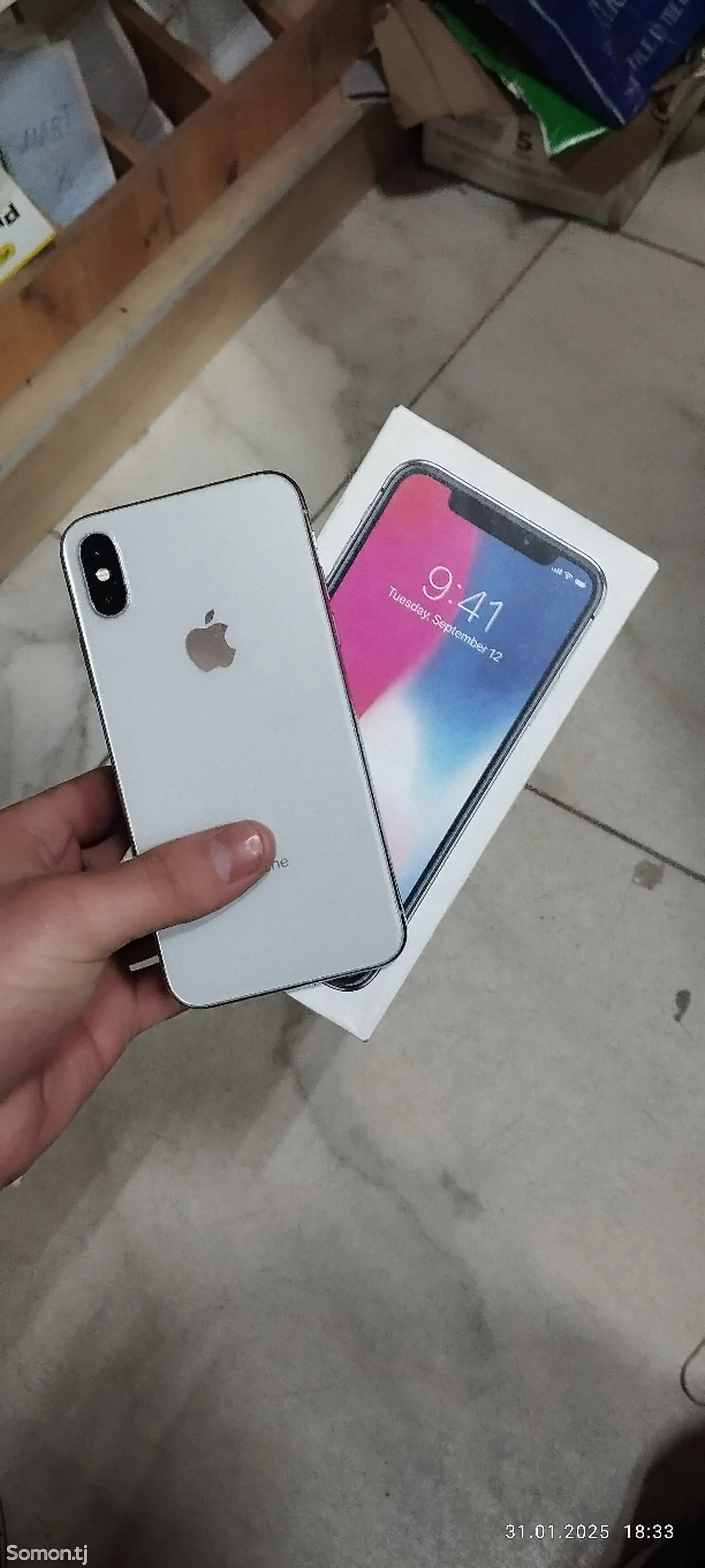 Apple iPhone X, 256 gb, Silver-1