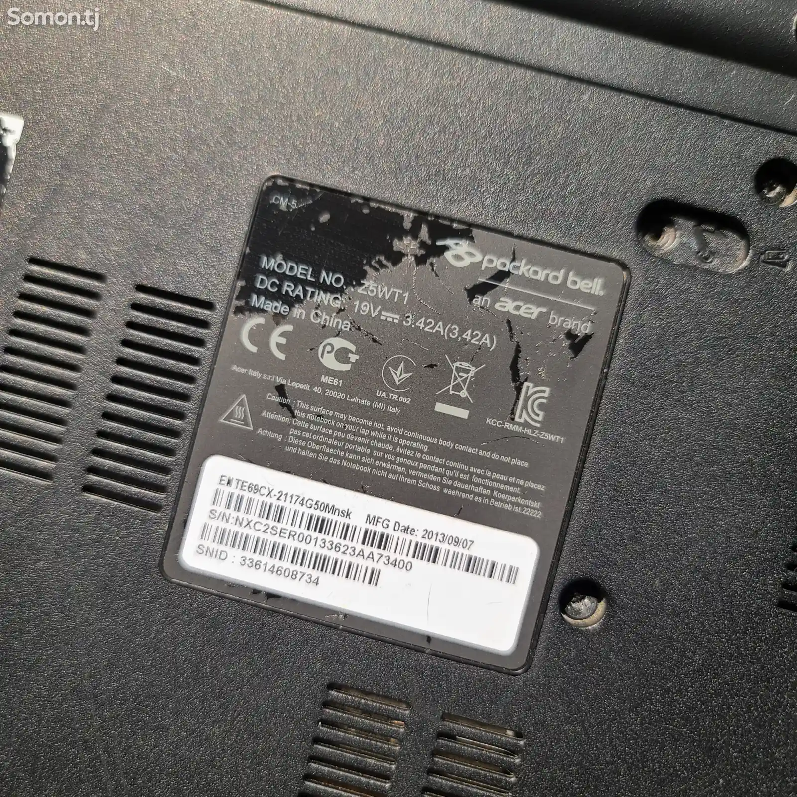 Ноутбук Acer Packard Bell 500GB-7