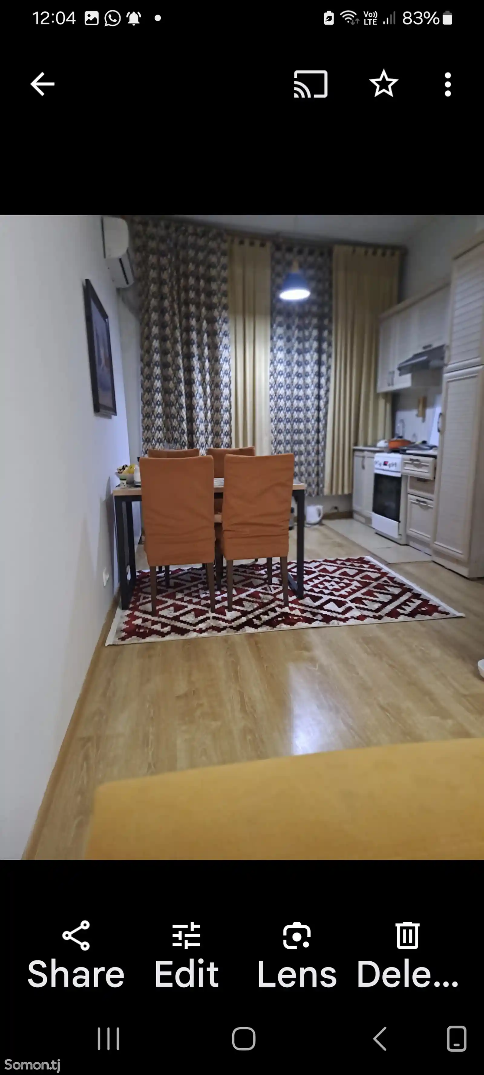 2-комн. квартира, 9 этаж, 75м², Ватан-3