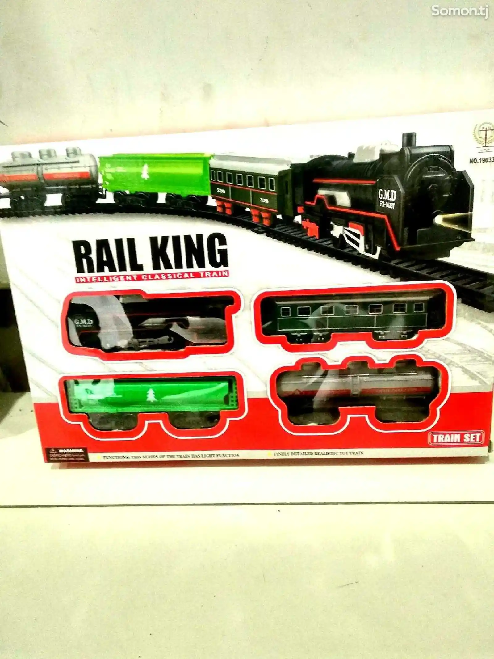 Поезд игрушечний rail king-2