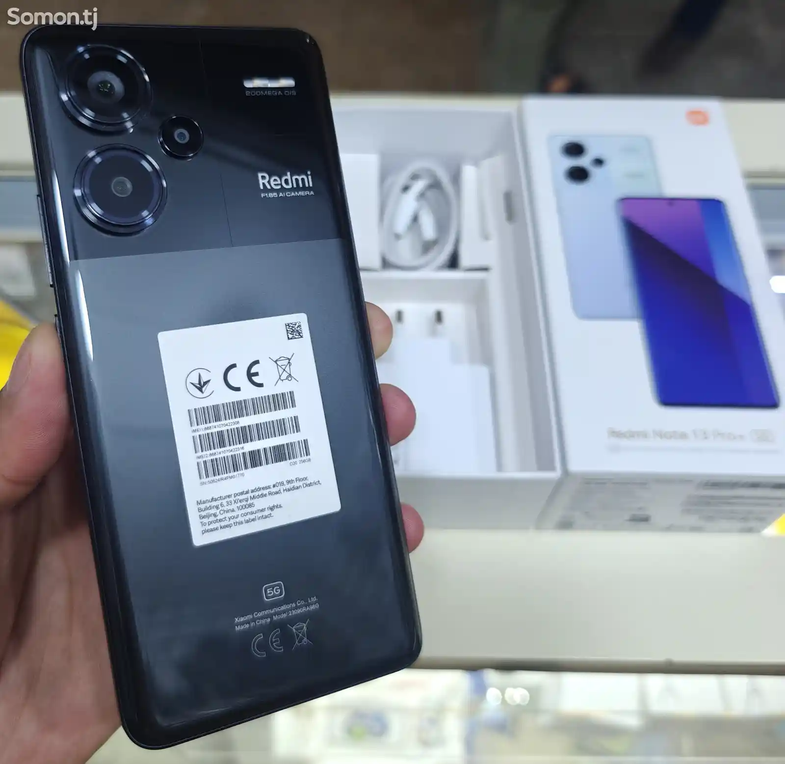 Xiaomi Redmi Note 13 Pro+, black duos 8/256Gb-1