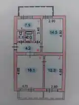 3-комн. квартира, 4 этаж, 61 м², Сино, 112 мкр, ул. Авесто 1/2, кв 19-14