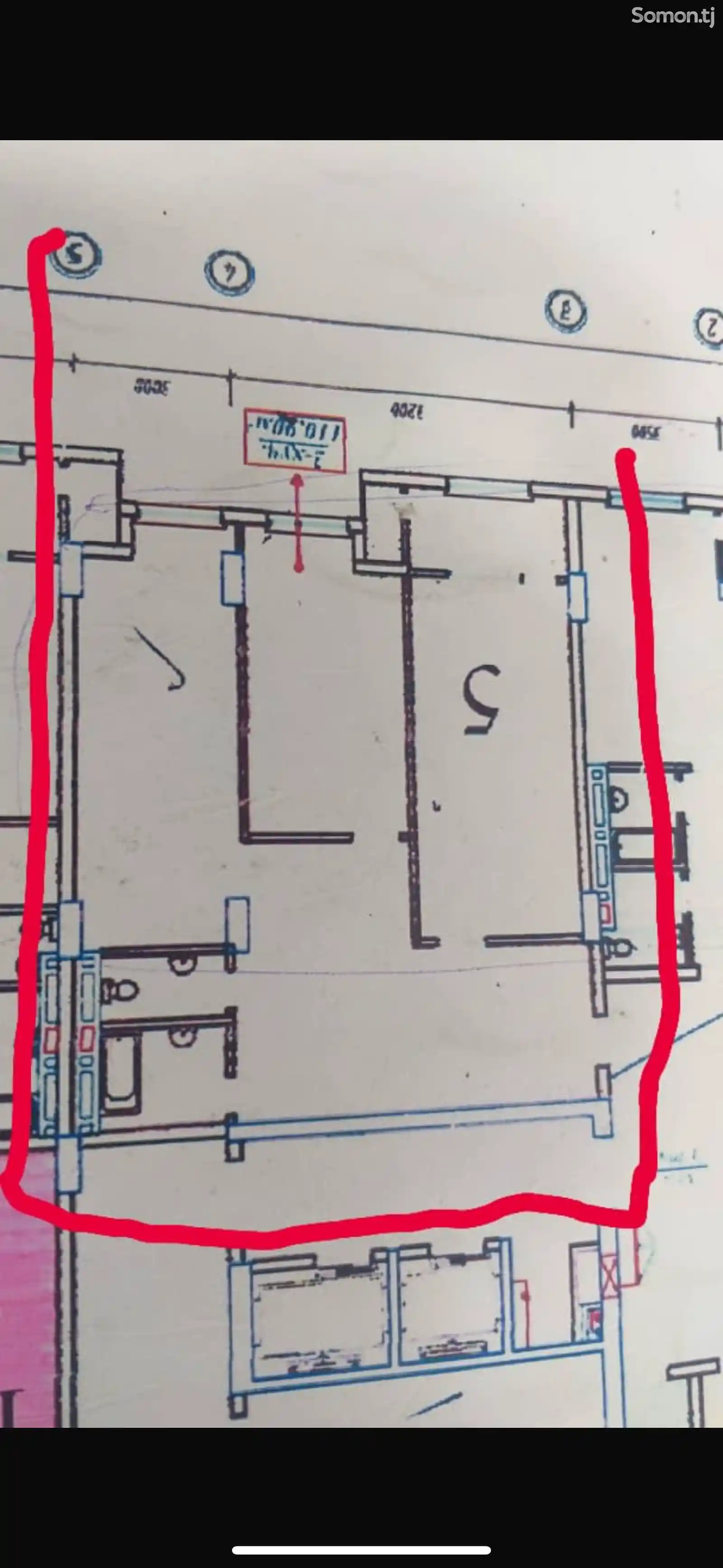 2-комн. квартира, 5 этаж, 110 м², Фирдавси-5