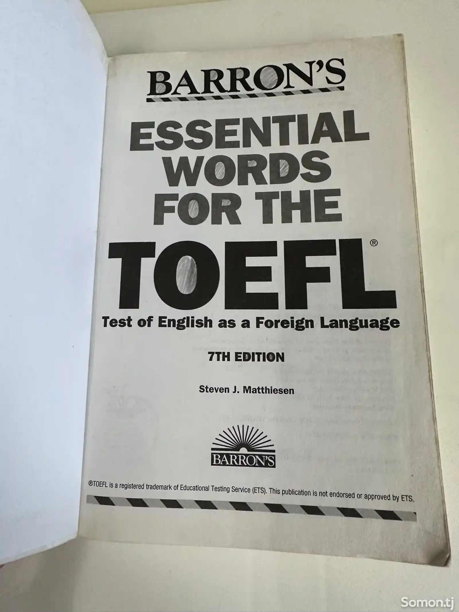 Книга Toefl Vocabulary Barrons-3