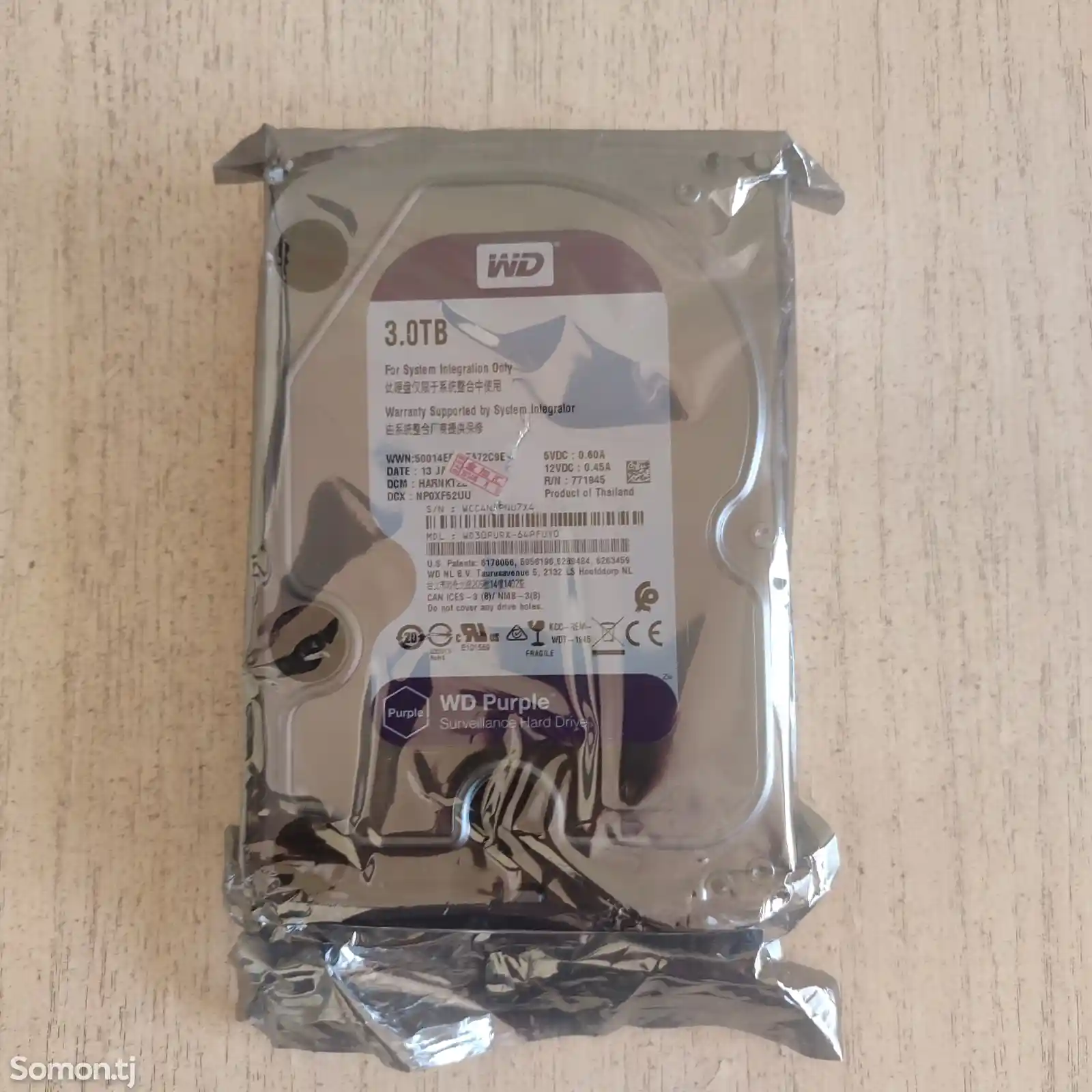 Жесткий диск Hdd WD 3tb