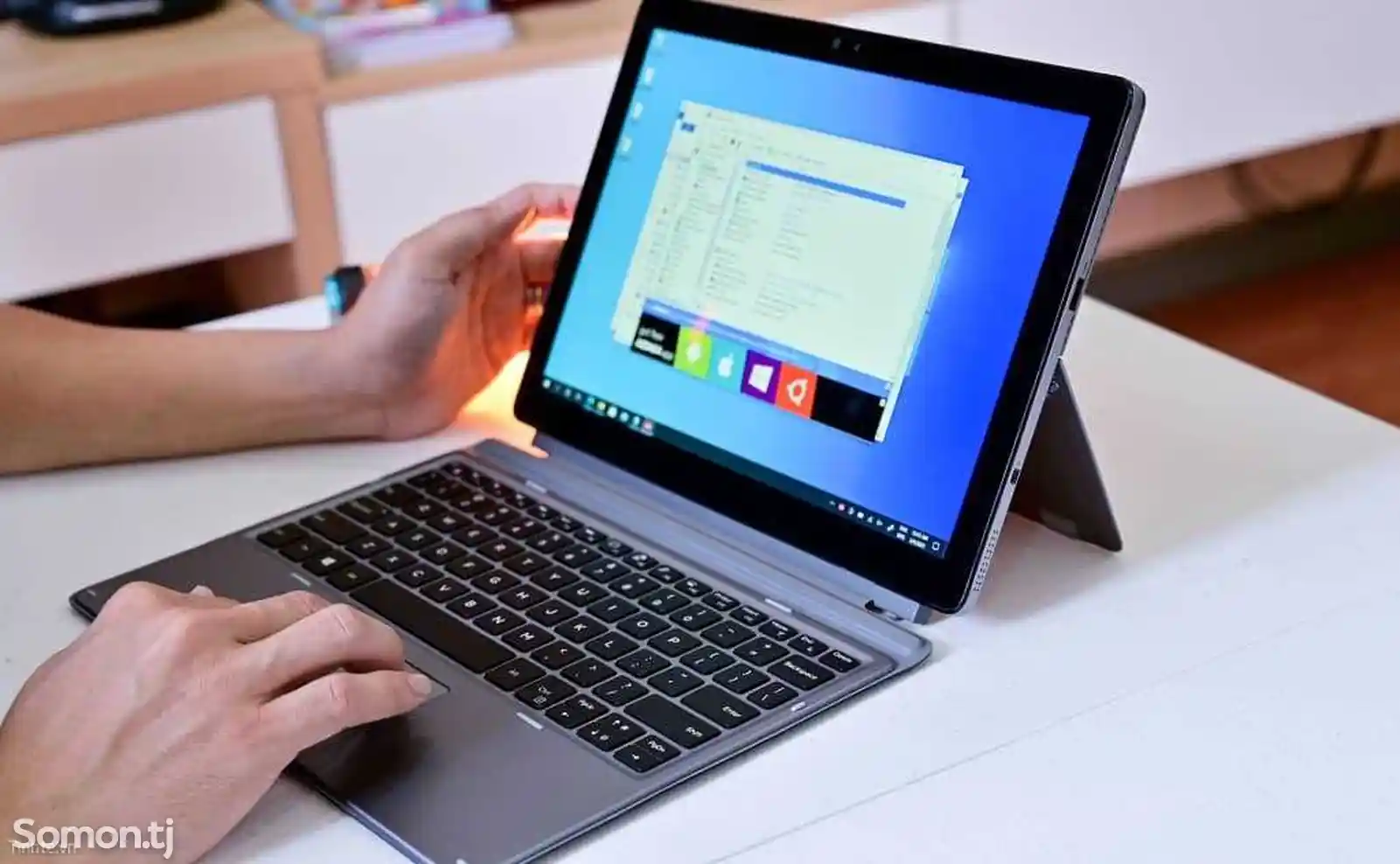 Сенсорный ноутбук Laptop планшет Latitude 7210 2-in-1 Review-14
