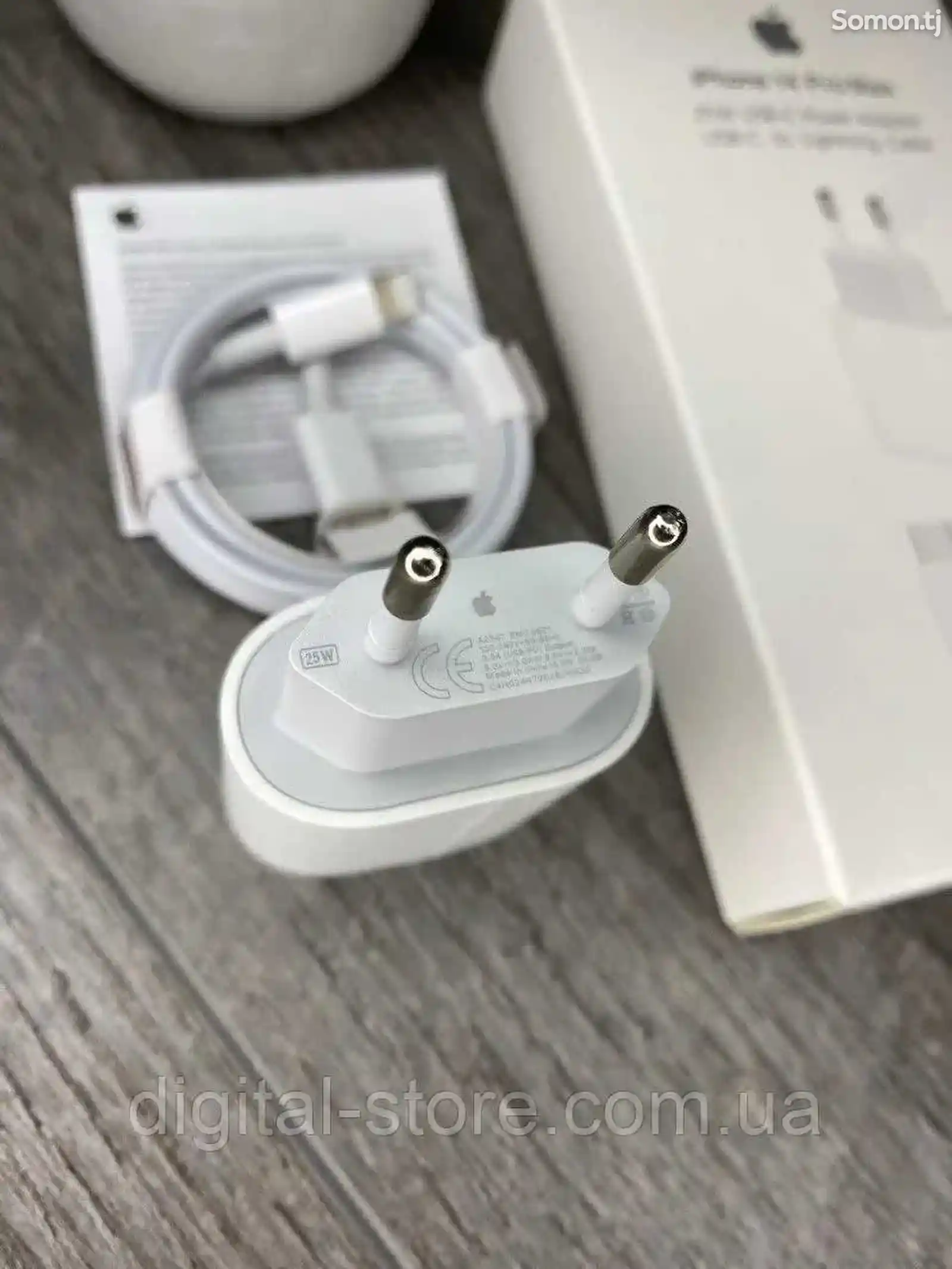 Зарядное устройство для быстрой зарядки iPhone 13 Pro Max 25W USB-C + Кабель Typ-1