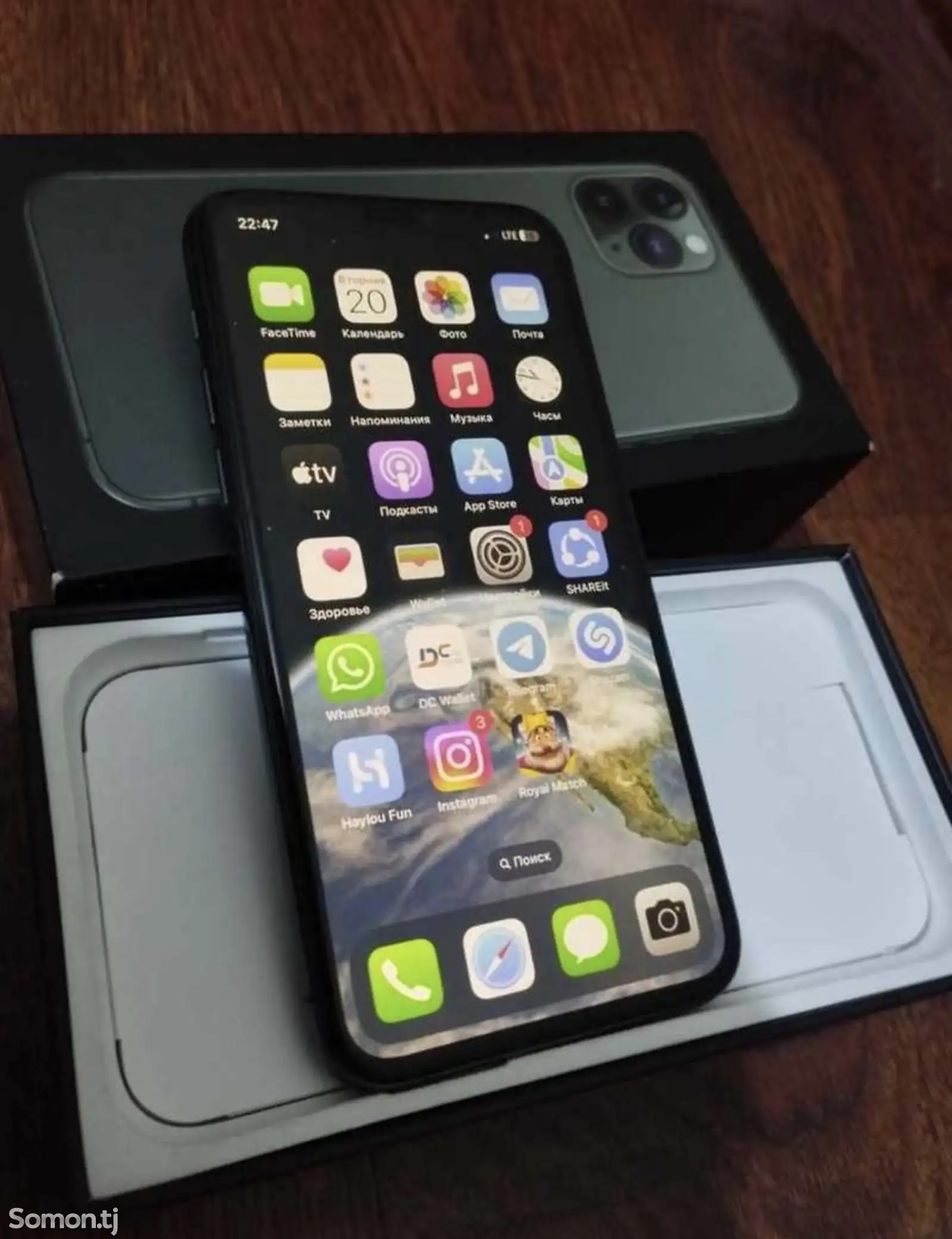 Apple iPhone 11 Pro, 256 gb, Midnight Green-2