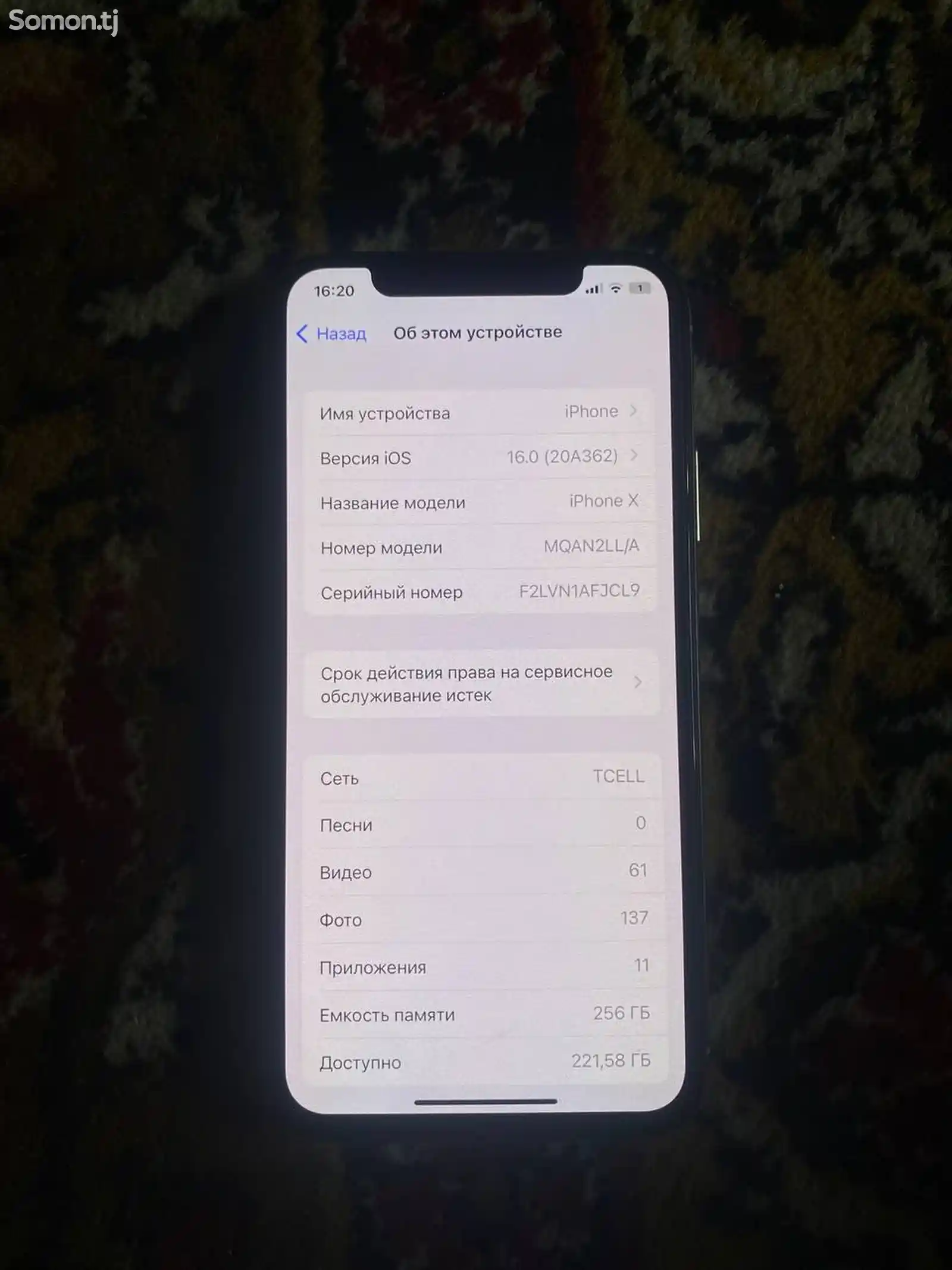 Apple iPhone X, 256 gb, Silver-2