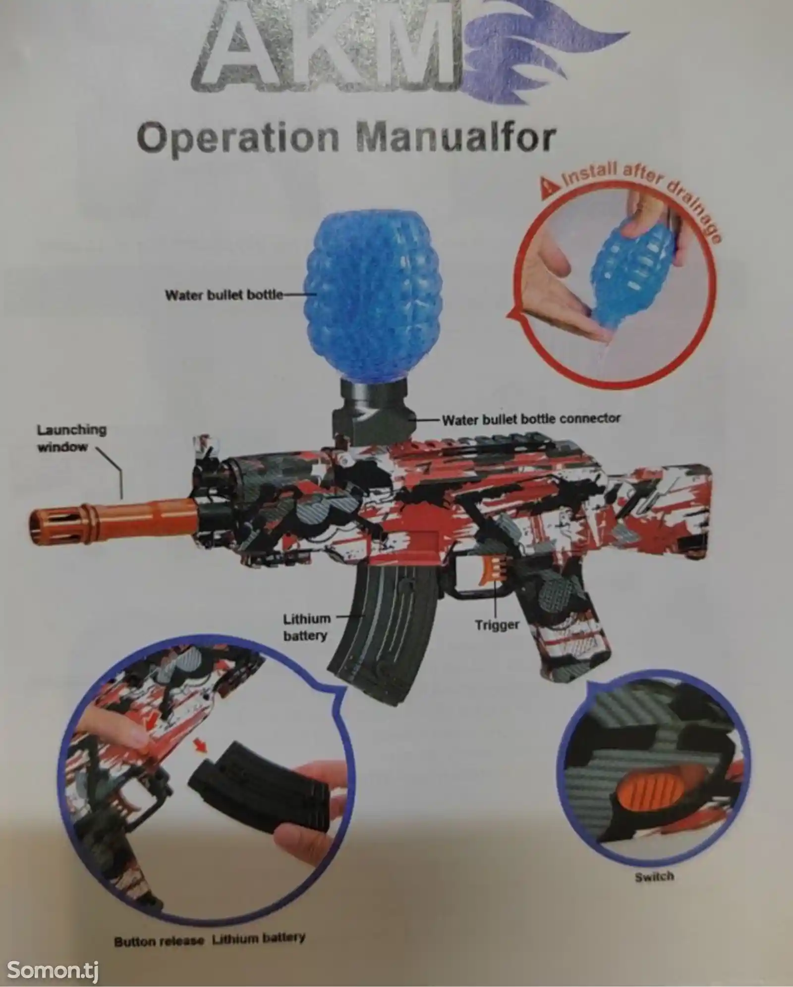 Игрушечный автомат с орбизами-4