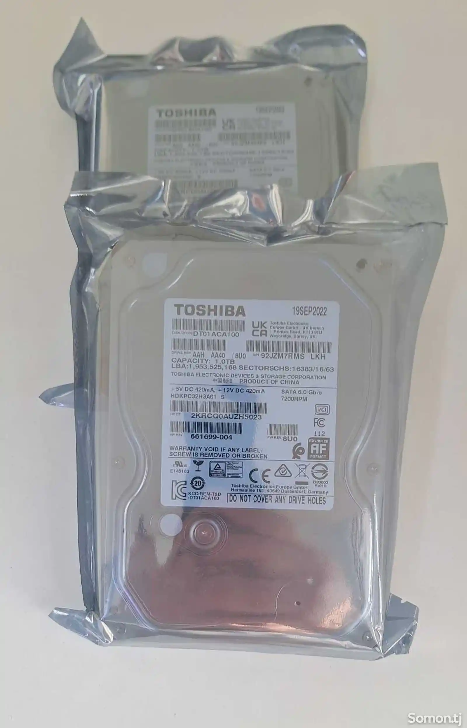 Жёсткий диск Toshiba 1Tb-4
